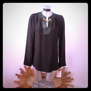 Versatile silk blouse